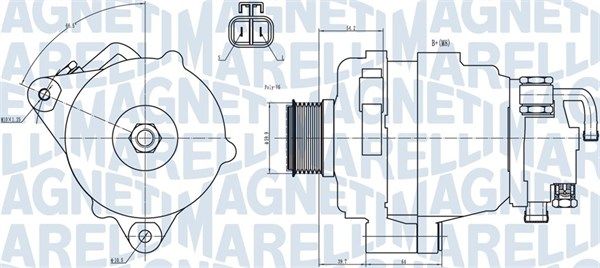 MAGNETI MARELLI Generaator 063731708010